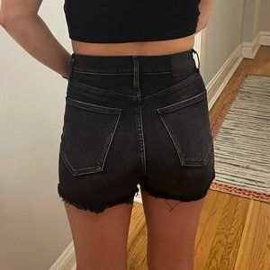 Revolve Black Jean Shorts